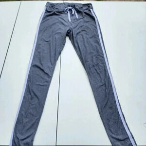 Rue 21 Bossy Joggers Womens Gray White Strerch Pull On Sweatpants Sz M P5